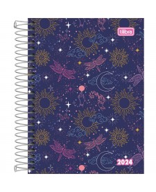 Agenda Espiral Diária 11,7 x 16,4 cm Pepper Rosa 2024 - Pepper - Agendas,  Agenda Executiva - Tilibra