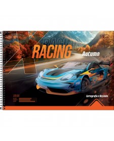 Caderno de Cartografia e Desenho Espiral Capa Dura X-Racing 80