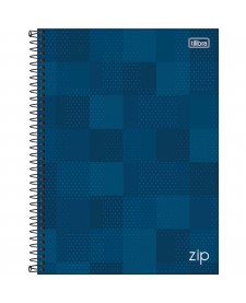 Caderno Espiral Capa Dura Universitário 10 Matérias Zip 200 Folhas