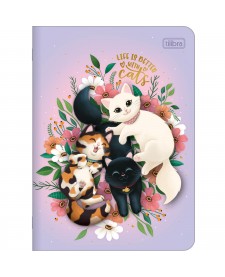 CADERNO CD TILIBRA CAT NOIR 80F - Emporiocultural online