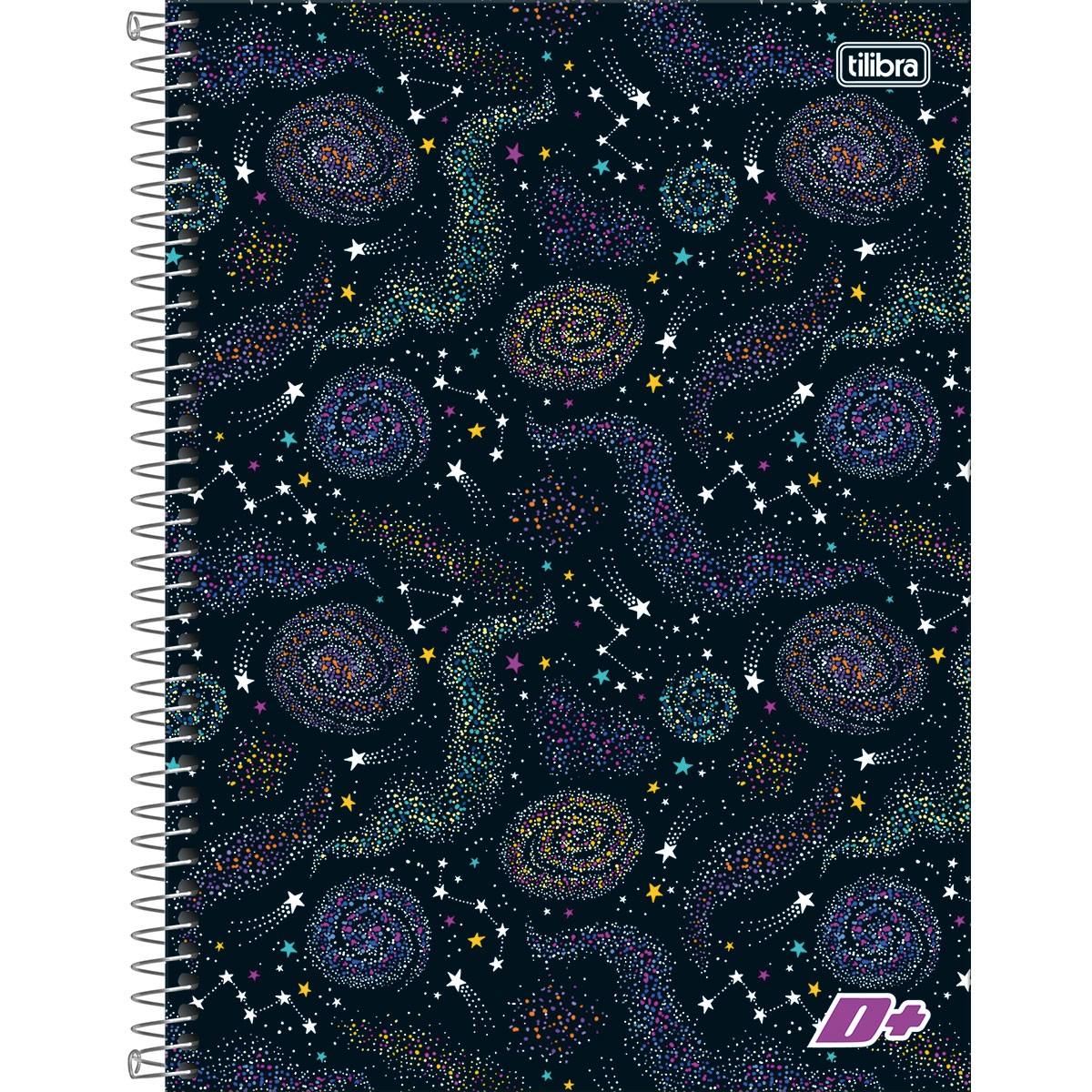 Caderno Espiral Capa Dura Universitário 12 Matérias D Feminino 240