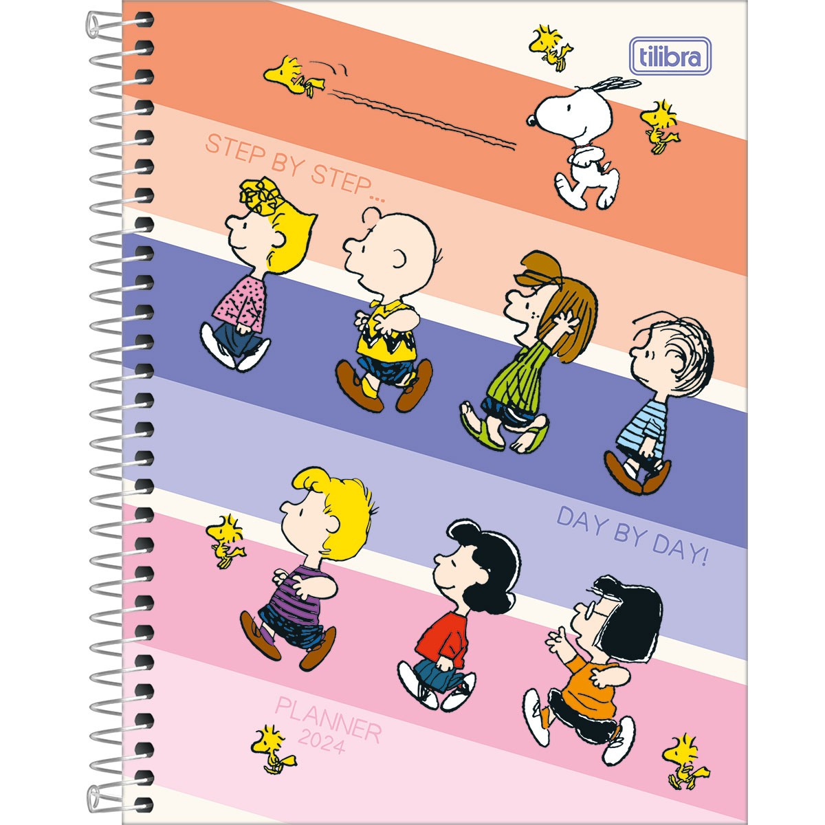 Planner Espiral 17,7 x 24 cm Snoopy 2024 Snoopy Agendas, Planner