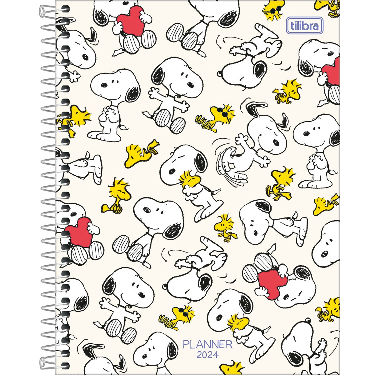 Planner Espiral 17,7 x 24 cm Snoopy 2024 Snoopy Agendas, Planner