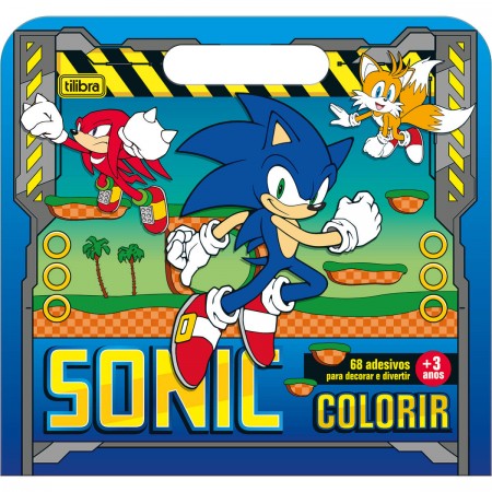 Tilibra - Álbum para Colorir Sonic 8 Folhas