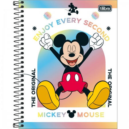 Caderno Universitário Mickey Mouse Tilibra - 1 Matéria
