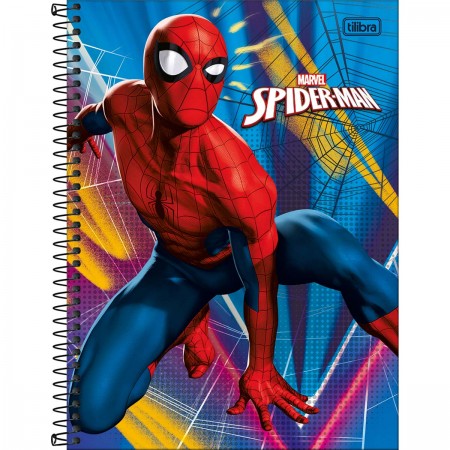 Caderno de Cartografia e Desenho Espiral Capa Dura Spider Man Game 80  Folhas - Spider-Man - Cadernos, Cartografia e Desenho - Tilibra