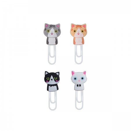 Clips Purrfect Cats - Purrfect Cats - Escritório, Clips para Papel ...